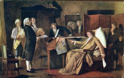 Mozart Directing His Requiem on His Deathbed by Mihály Munkácsy